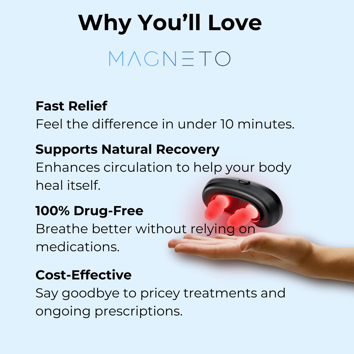 Magneto™ RLT Nasal Device (35% OFF) - Magneto