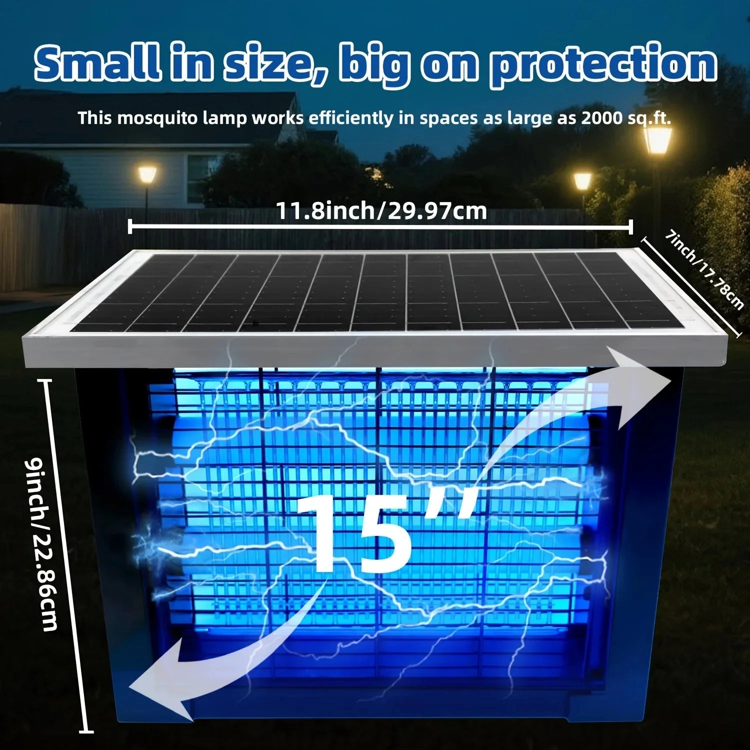 Magneto Solar Outdoor Bug Zapper - Magneto